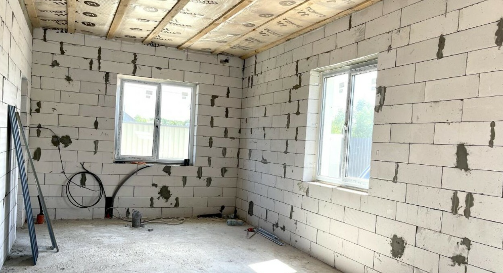 Полное остекление дома окнами KBE